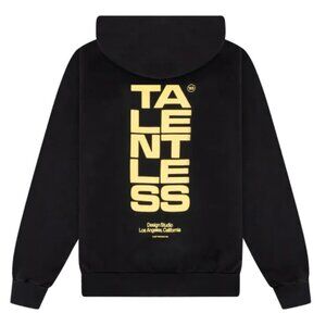 TALENTLESS Women's Lightweight Hoodie - Black/Yellow